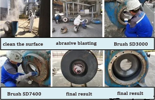 Slurry Pump Shell Wear Repair – With Photo